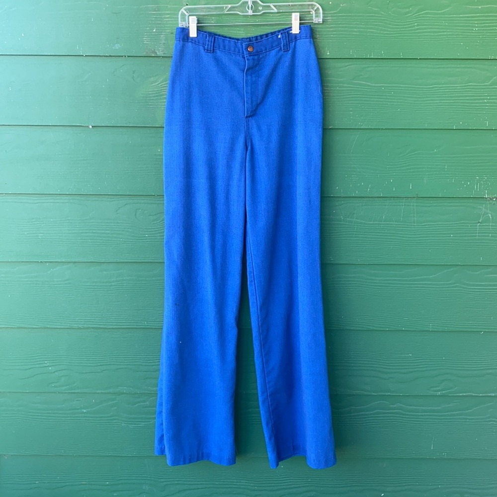 Vintage 70s Dittos • high waist bell bottoms • w27 - Picture 6 of 10